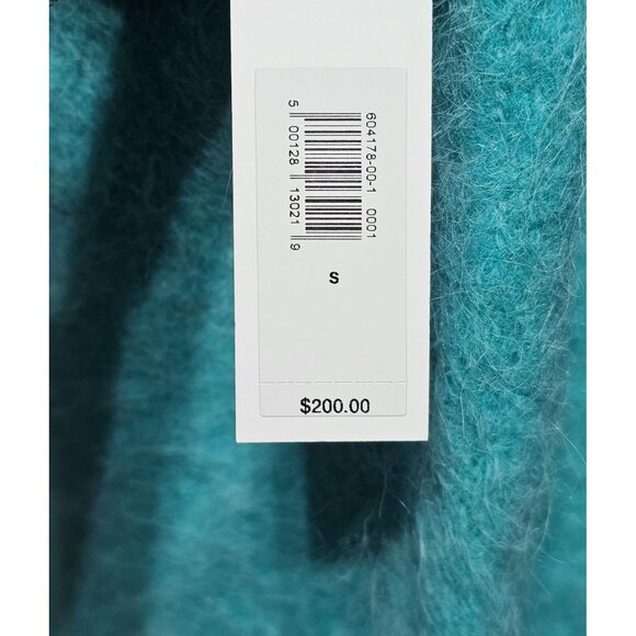 Banana Republic Wo's Aquamarine Alpaca Blend Cowl Neck Sweater Dress Sz S 2874 - Picture 9 of 11